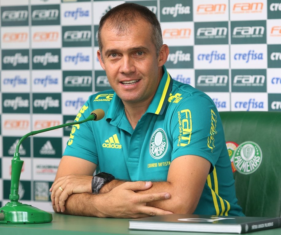 Eduardo Baptista chega ao Verdão e elogia estrutura: ‘Grande desafio da minha vida’