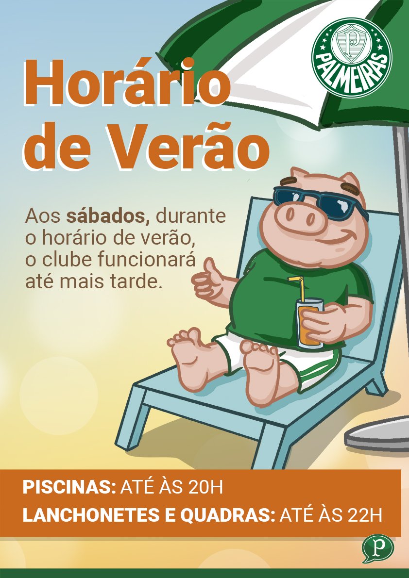 Clube permanece aberto até mais tarde aos sábados durante o horário de verão