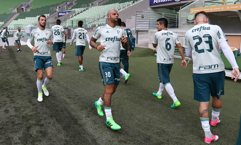 Palmeiras treina no Allianz Parque e encerra preparação para enfrentar Peñarol-URU