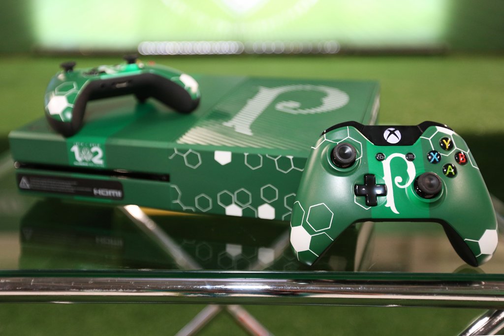 Palmeiras é o primeiro clube do mundo a ter um modelo personalizado do Xbox