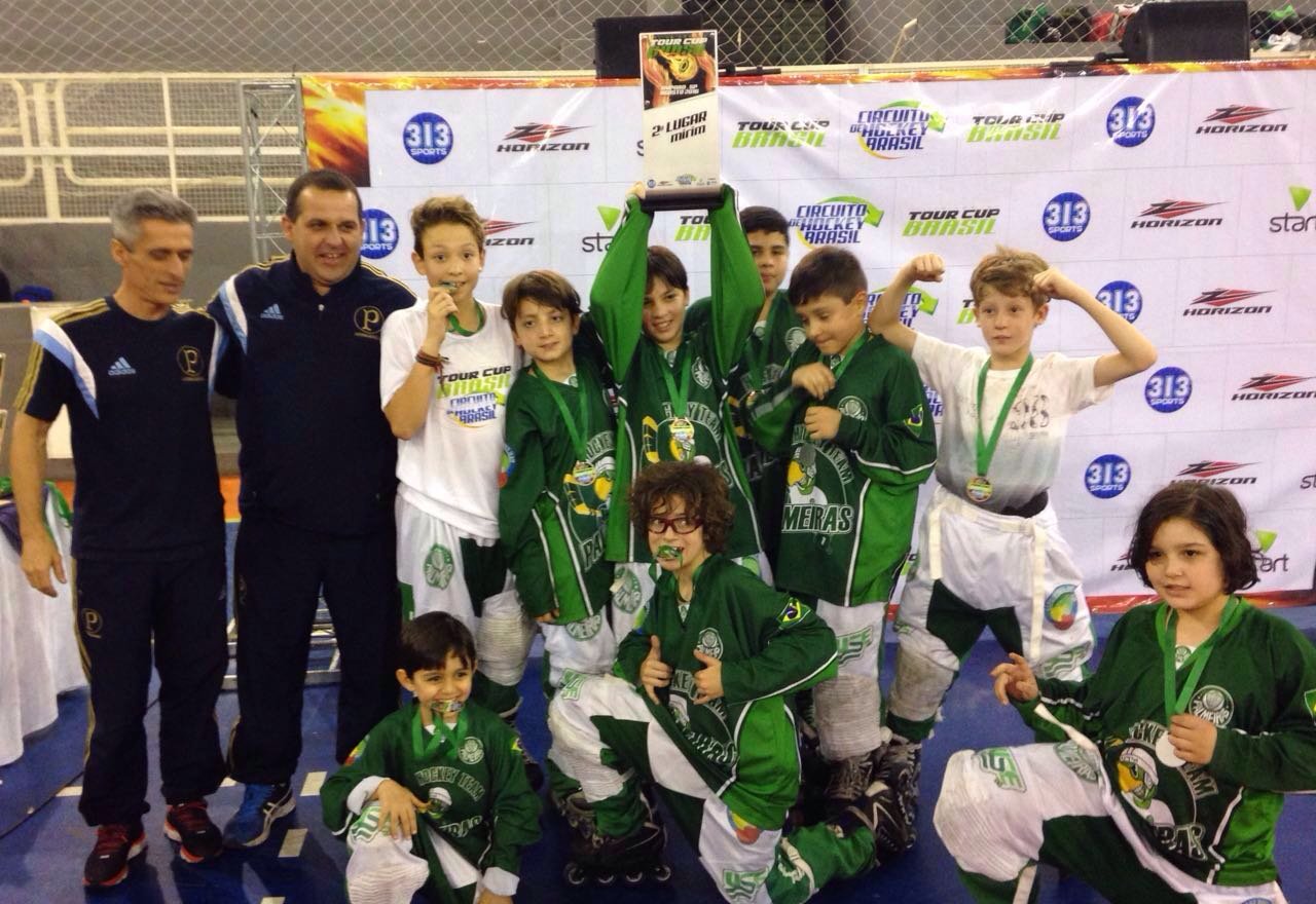 Hóquei in line Mirim do Palmeiras termina a Tour Cup na segunda colocação