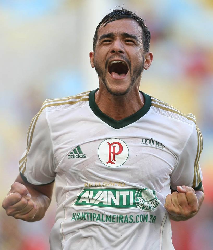 Cesar Grecco/Ag Palmeiras/Divulgação _ Henrique, em sua estreia, marcou o segundo gol do Verdão