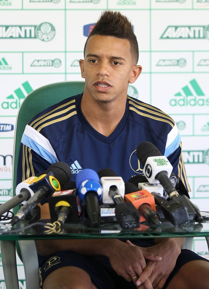 César Greco/Agência Palmeiras/Divulgação _ William Matheus ressaltou o bom desempenho em campo contra o Goiás e o foco em seguir trabalhando para ser titular