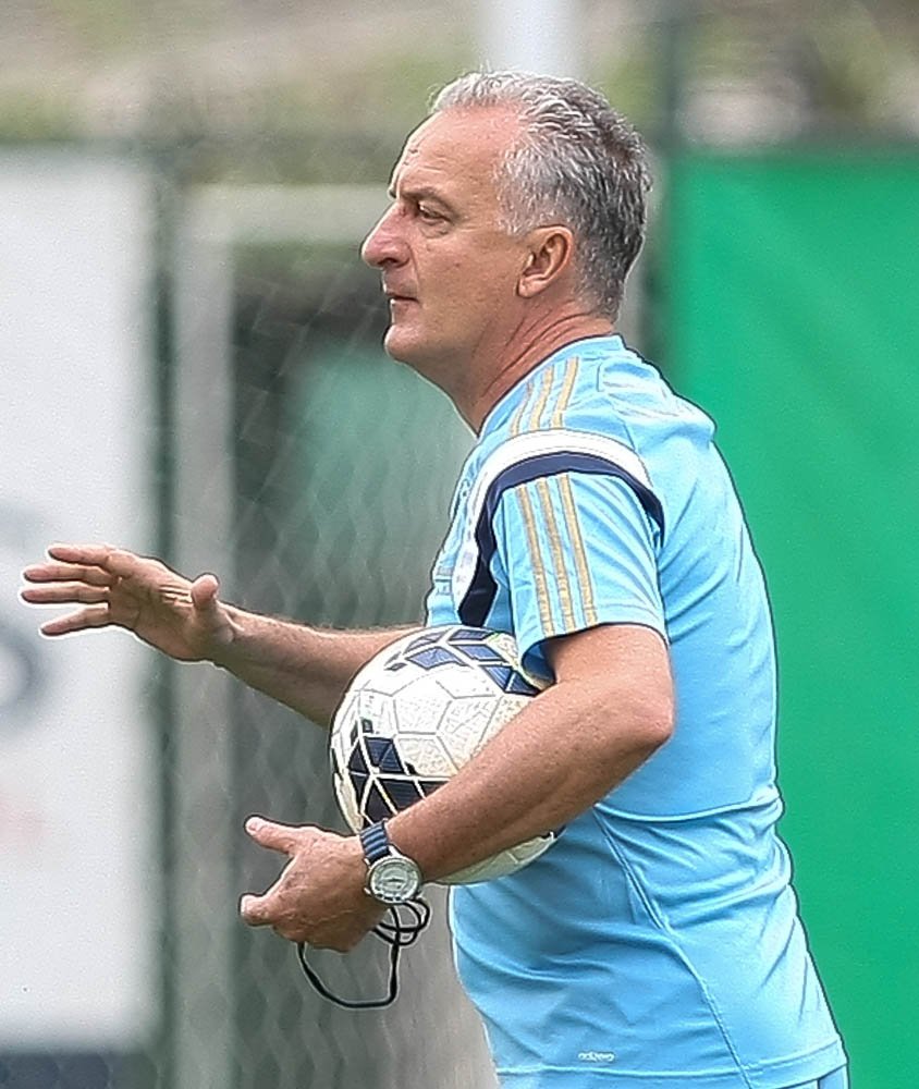 Cesar Greco/Ag. Palmeiras/Divulgação _ Dorival Junior, no treino realizado esta manhã (01), na Academia de Futebol