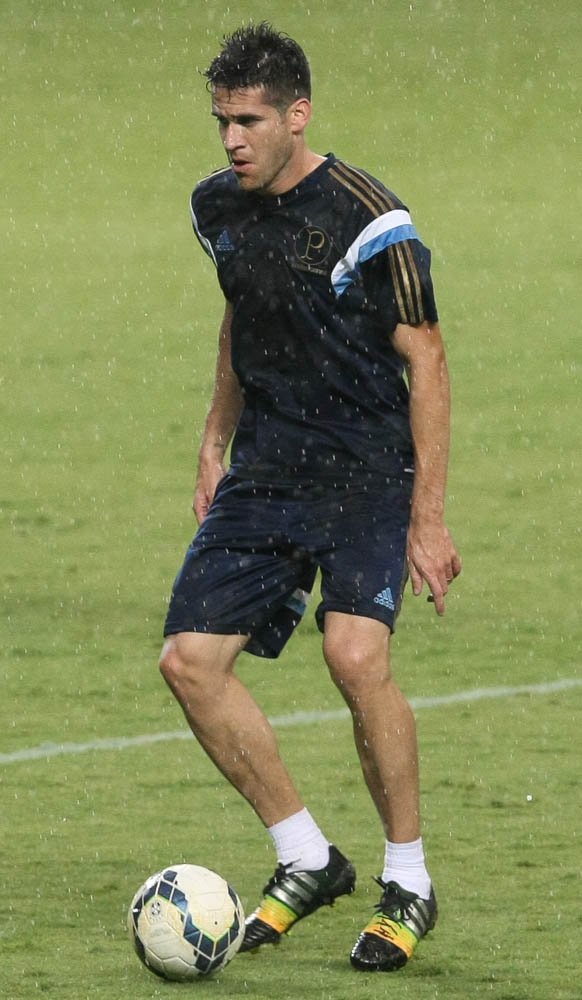 Cesar Greco/Ag.Palmeiras/Divulgação _ Marcelo Oliveira foi um dos titulares no treino desta quinta