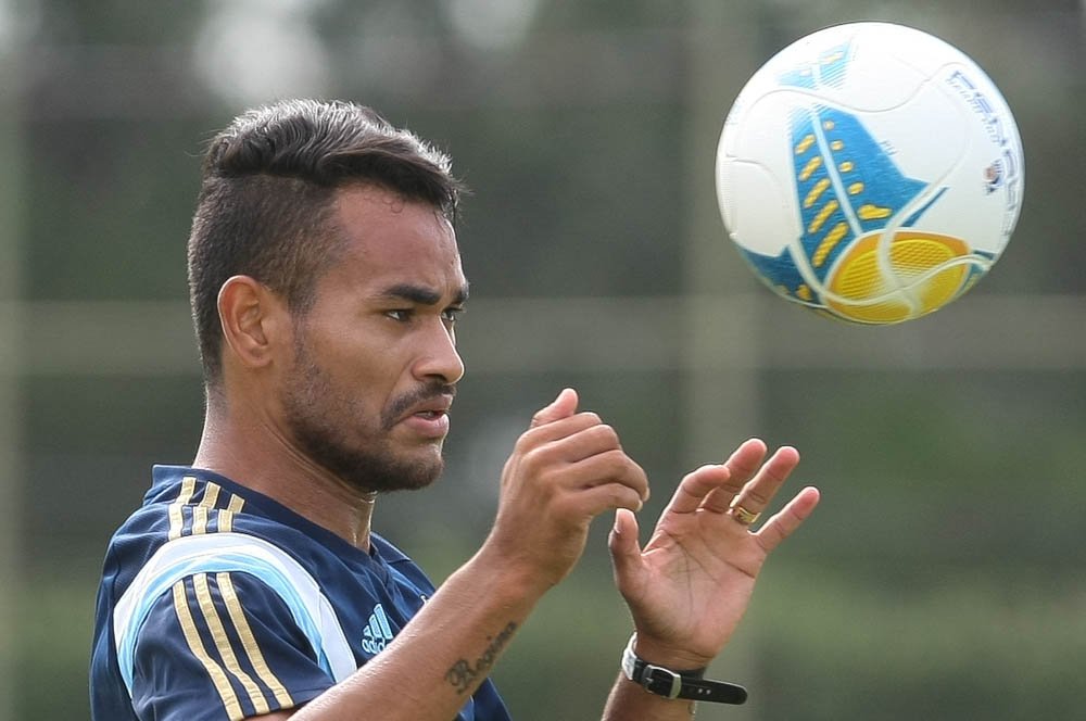 Cesar Greco/Ag. Palmeiras/Divulgação _  Jackson treinou como titular nesta terça-feira (10)