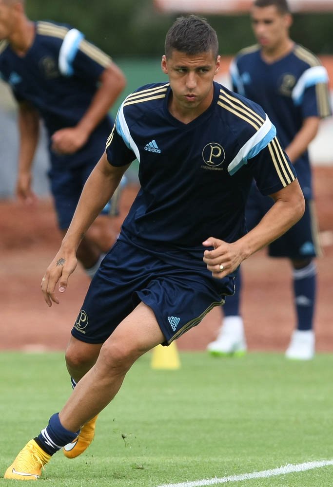 Cesar Greco/Ag. Palmeiras/Divulgação _ Tobio voltou a treinar depois de fazer fortalecimento muscular na quarta-feira (25)