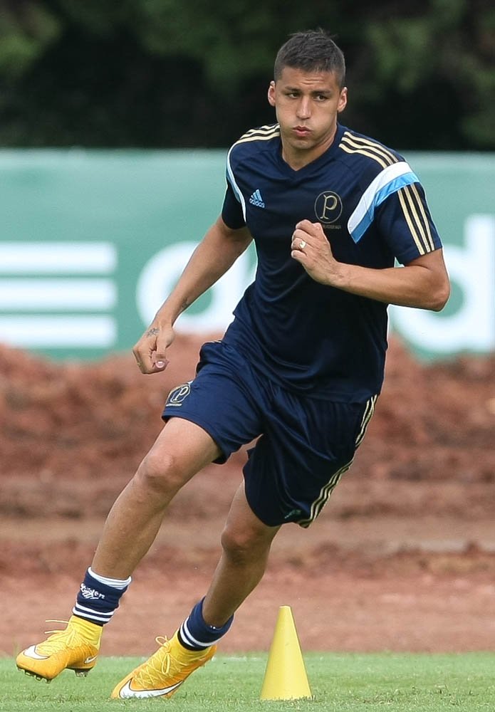 Cesar Greco/Ag.Palmeiras/Divulgação _ O zagueiro Tobio agradeceu toda a confiança que a torcida deposita em seu trabalho dentro de campo 