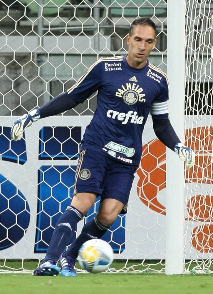 Cesar Greco/Ag.Palmeiras/Divulgação _ O goleiro Fernando Prass foi o destaque do Verdão no segundo tempo da partida desta quinta-feira (05)