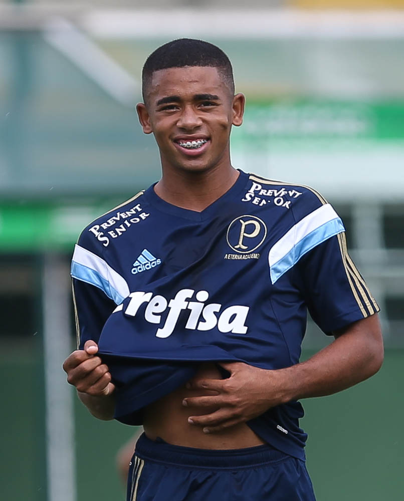 Cesar Greco/Ag.Palmeiras/Divulgação _ Gabriel Jesus vai defender a seleção brasileira sub-20 no próximo mês