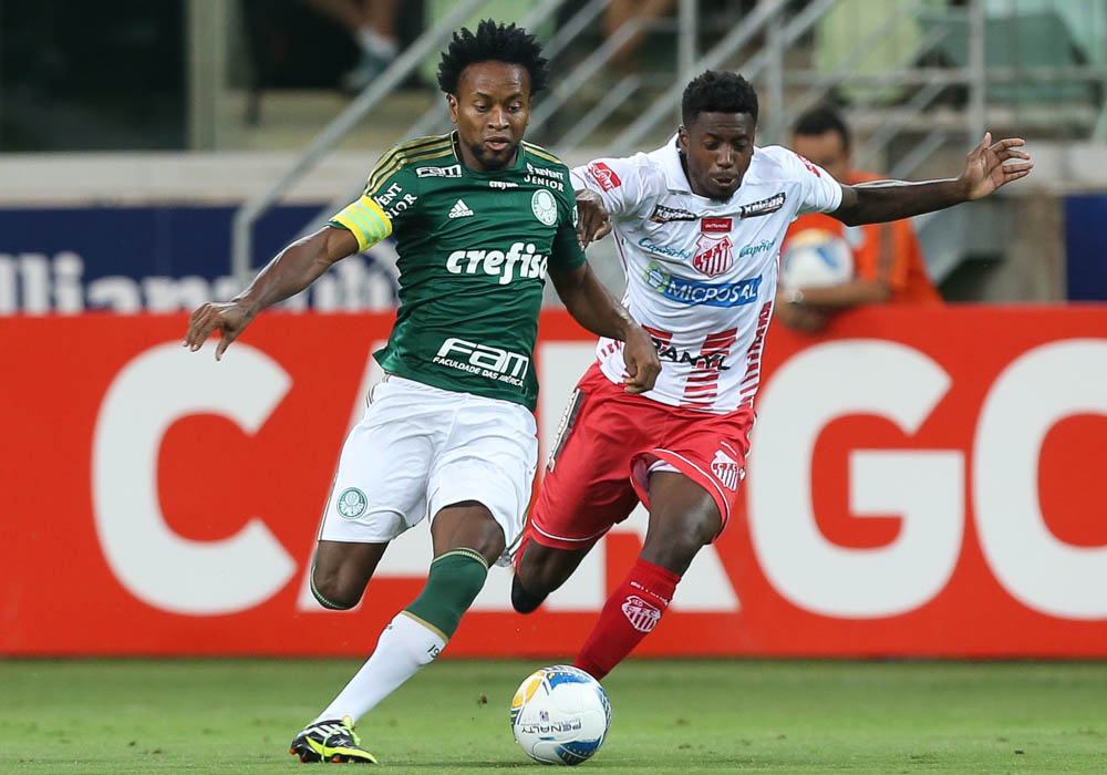 Cesar Greco/Ag. Palmeiras/Divulgação _ Para Zé Roberto, jogando na lateral ou na meia, o principal é ajudar a equipe.