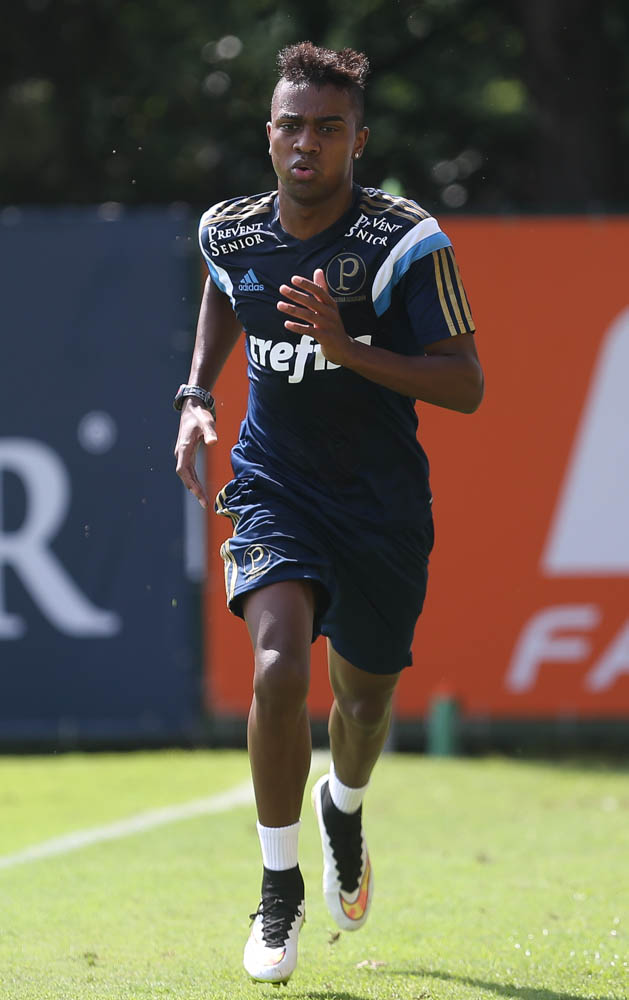 Cesar Greco/Ag.Palmeiras/Divulgação _ Por causa da lesão, o atacante ainda não estreou com a camisa do Verdão