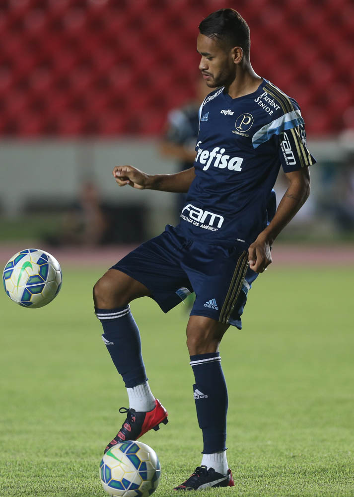 Cesar Greco/Ag. Palmeiras/Divulgação _ Jackson agradeceu o carinho da torcida que recebeu o time em São Luís