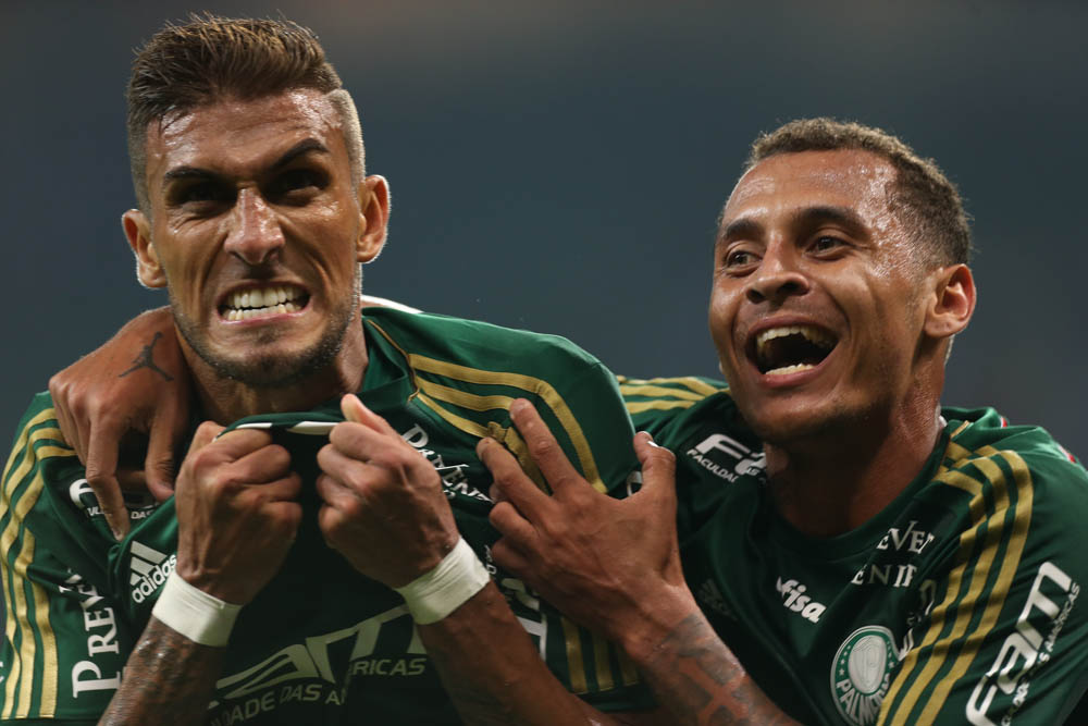 Cesar Greco/Ag. Palmeiras/Divulgação _ O gol de empate foi o sétimo de Rafael Marques nesta temporada.