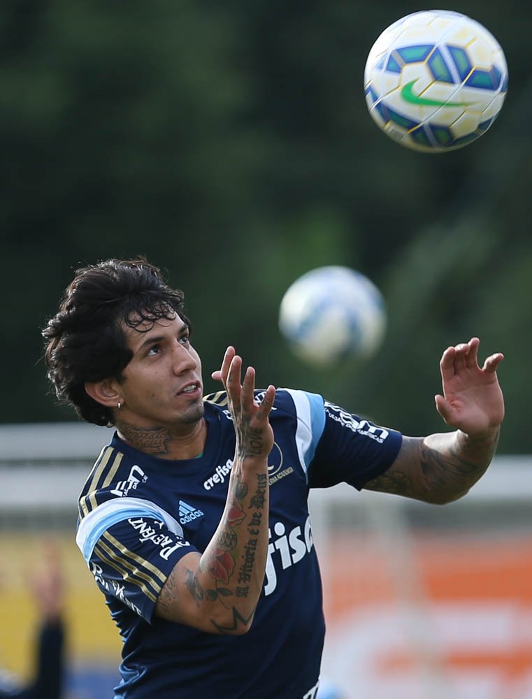 Cesar Greco/Ag. Palmeiras/Divulgação _ Desfalque contra o Sampaio Corrêa, Victor Ramos deve voltar ao time no domingo (17)