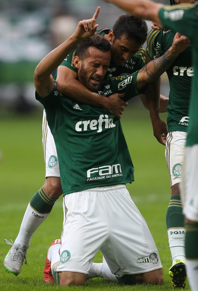 Cesar Greco/Ag. Palmeiras/Divulgação_Titular no clássico, Leandro Pereira abriu caminho para a goleada