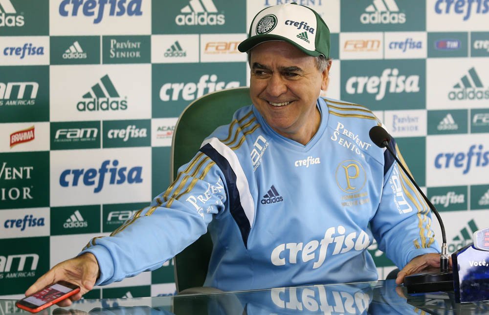 Cesar Greco/Ag.Palmeiras/Divulgação_Marcelo Oliveira concedeu entrevista coletiva nesta sexta-feira (17)