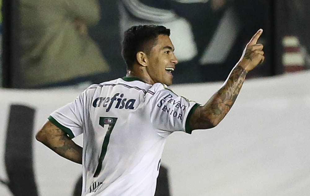 Cesar Greco/Ag.Palmeiras/Divulgação_Dudu marcou o segundo gol do Verdão na goleada sobre o Vasco