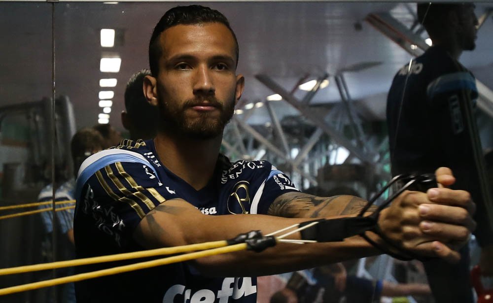 Cesar Greco/Ag.Palmeiras/Divulgação_Equipe trabalhou em dois períodos nesta quarta-feira (29) na Academia de Futebol