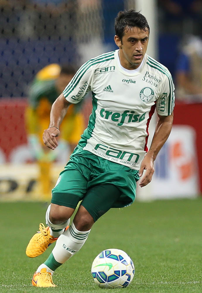 Cesar Greco/Ag.Palmeiras/Divulgação_Verdão desperdiçou chances e acabou sofrendo revés em Goiânia