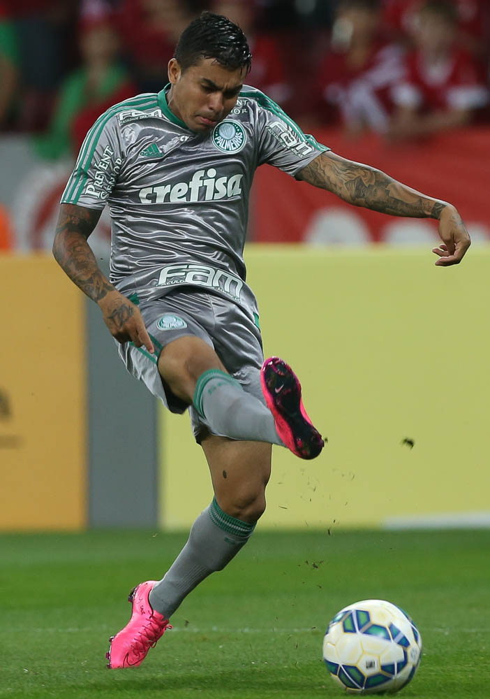 Cesar Greco/Ag.Palmeiras/Divulgação_Dudu comemorou empate, mas alertou equipe para jogo de volta