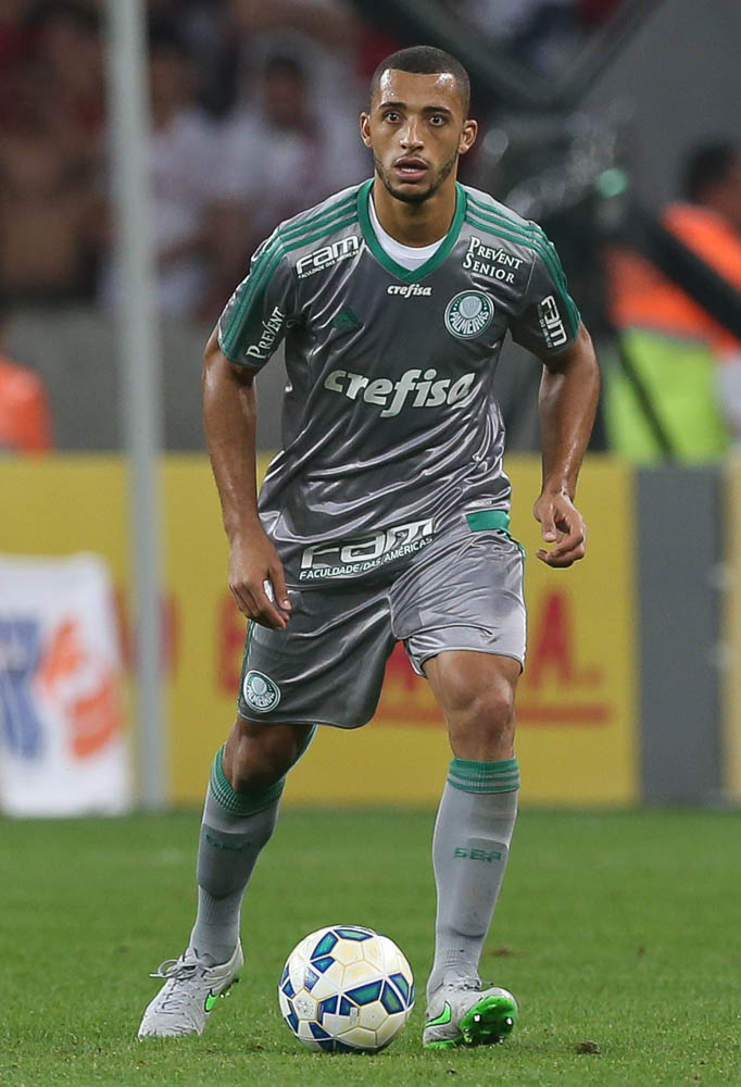 Cesar Greco/Ag. Palmeiras/Divulgação _ Vitor Hugo marcou o gol que garantiu a vitória do Verdão