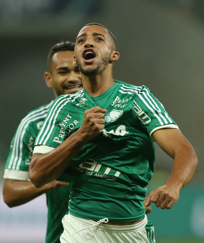 Cesar Greco/Ag.Palmeiras/Divulgação_Um dos destaques do Verdão, Vitor Hugo anotou o primeiro gol do jogo