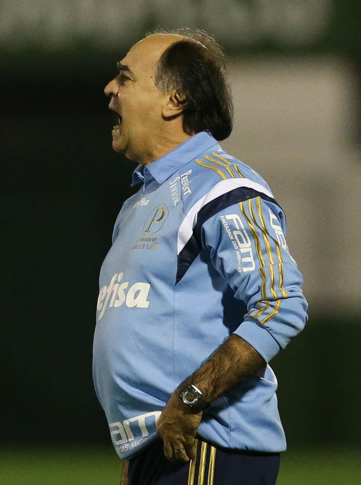 Cesar Greco/Ag.Palmeiras/Divulgação_Marcelo Oliveira reconheceu a má atuação da equipe neste domingo (4)