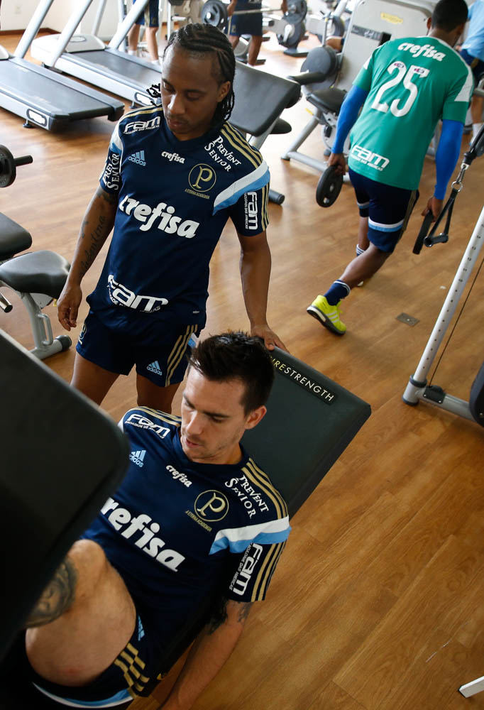 Cesar Greco/Ag.Palmeiras/Divulgação_Verdão realizou terceiro dia de treinamentos no interior de São Paulo