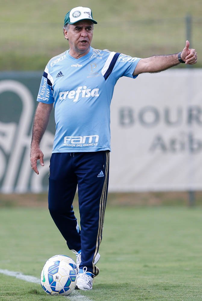 Cesar Greco/Ag.Palmeiras/Divulgação_M. Oliveira segue ajustando equipe para confronto da próxima quarta-feira (18)