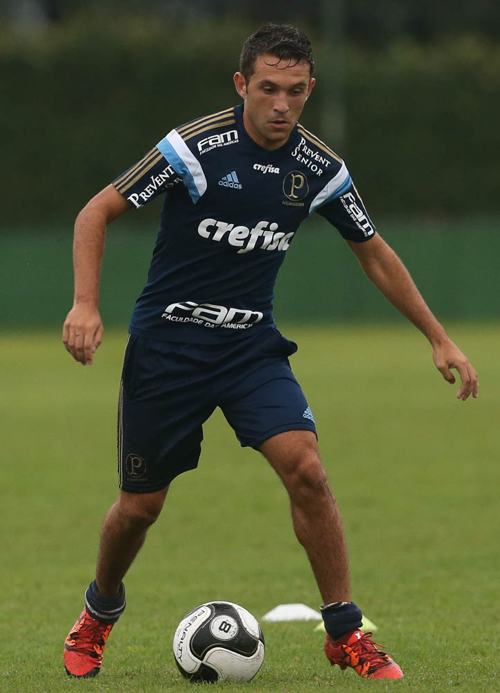 Cesar Greco/Ag.Palmeiras/Divulgação_Allione anotou primeiro gol do Verdão na temporada 2016 nesta quarta-feira (20)