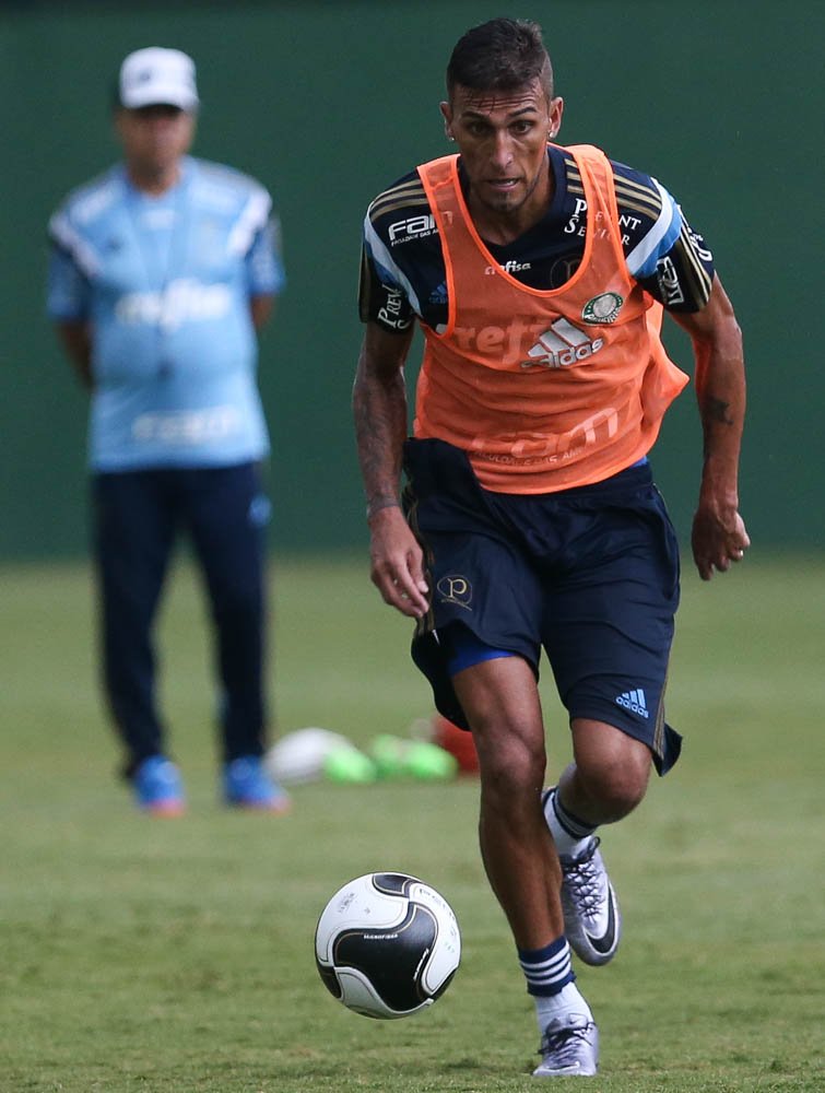 Cesar Greco/Ag.Palmeiras/Divulgação_Rafa enfrentou o Oeste na quarta (10) e treinou nesta quinta (11)