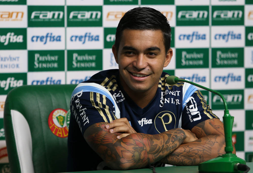 Cesar Greco/Ag.Palmeiras/Divulgação_Dudu já anotou 17 gols desde sua chegada ao Palmeiras