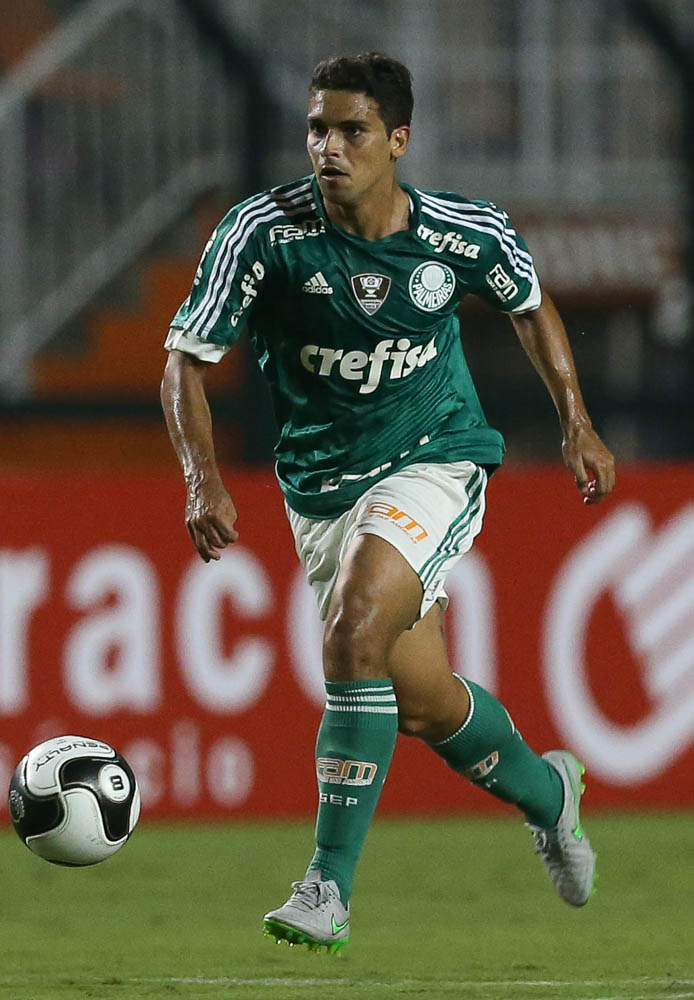 Cesar Greco/Ag.Palmeiras/Divulgação_Escalado como titular, Jean fez sua estreia pelo Palmeiras
