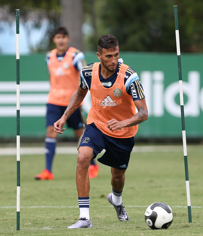 Cesar Greco/Ag.Palmeiras/Divulgação_Rafael Marques jogou no domingo (28) e treinou nesta segunda (29)