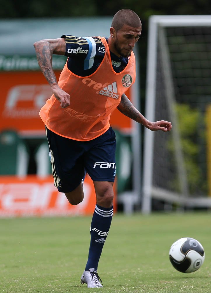 Cesar Greco/Ag.Palmeiras/Divulgação_Rafael Marques fez atividades técnicas nesta segunda (04)