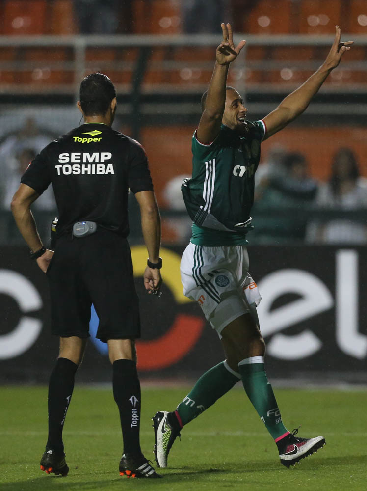 Cesar Greco/Ag.Palmeiras/Divulgação_Vitor Hugo chegou a 11 gols com a camisa alviverde, sendo três em 2016
