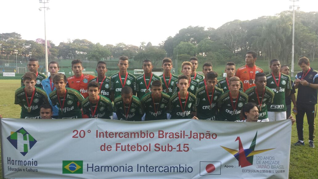 Fabio Menotti/Ag.Palmeiras/Divulgação _ A equipe do Palmeiras teve uma ótima campanha no Brasil-Japão e subiu de colocação comparando com 2014