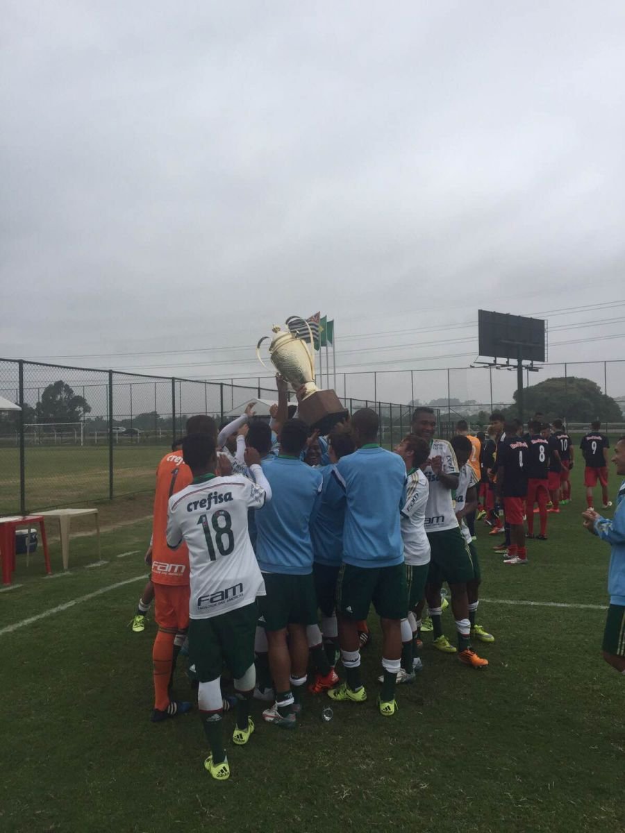 Divulgação_Verdão bateu equipe de Campinas na Academia de Futebol de Guarulhos