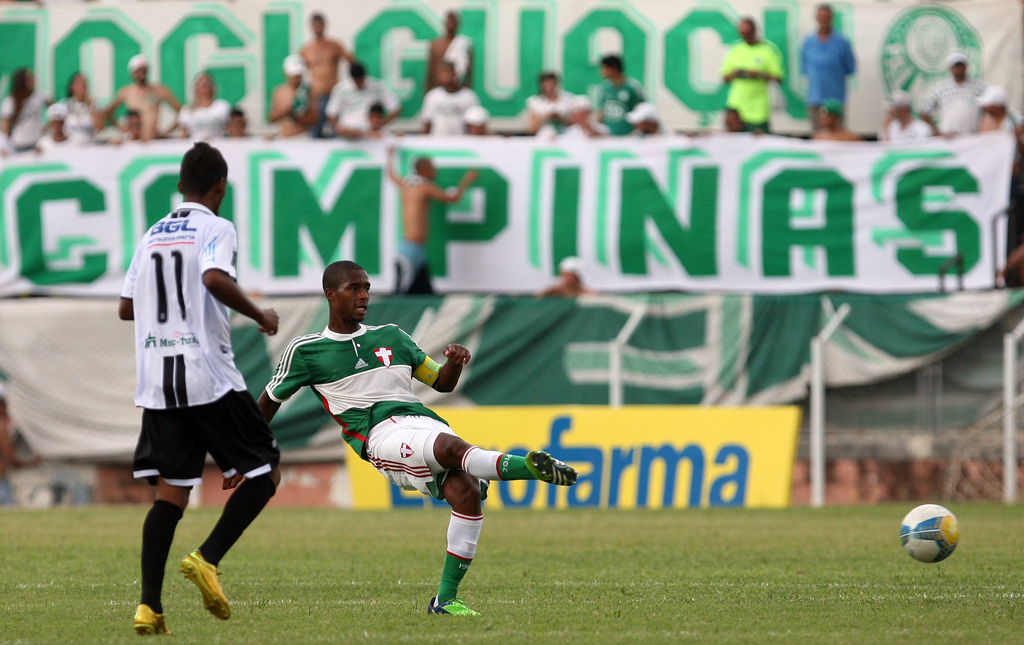 Fabio Menotti/Ag. Palmeiras/Divulgação _ Matheus Sales já treinou com o time de cima do Verdão e tem um gol na competição júnior