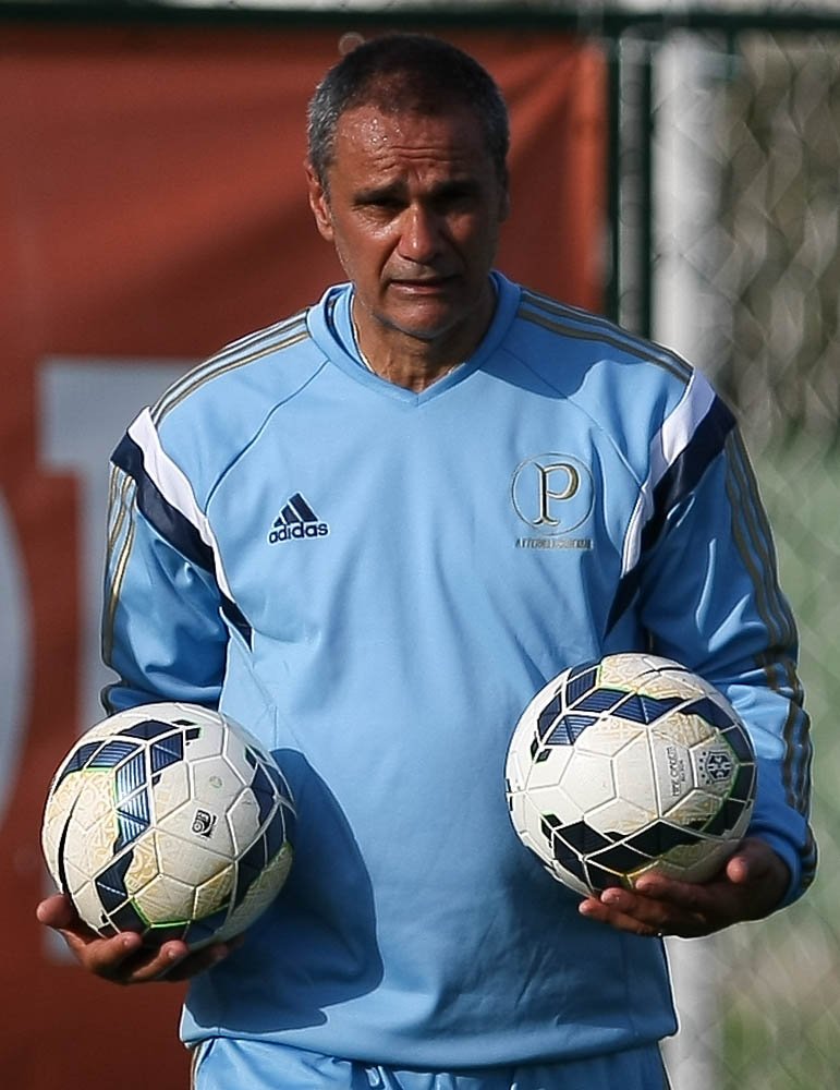 Cesar Greco/Ag. Palmeiras/Divulgação _ Oscar Rodriguez trabalhará junto do também preparador de goleiros Fernando Miranda