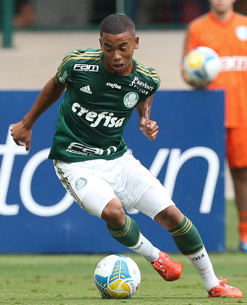 Cesar Greco/Ag. Palmeiras/Divulgação _ Gabriel subiu ao profissional do Palmeiras após ótima atuação na Copa SP 2015