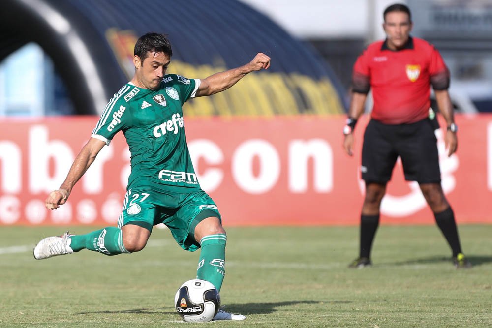 Cesar Greco/Ag Palmeiras/Divulgação _ O gol palmeirense foi marcado por Robinho, de pênalti