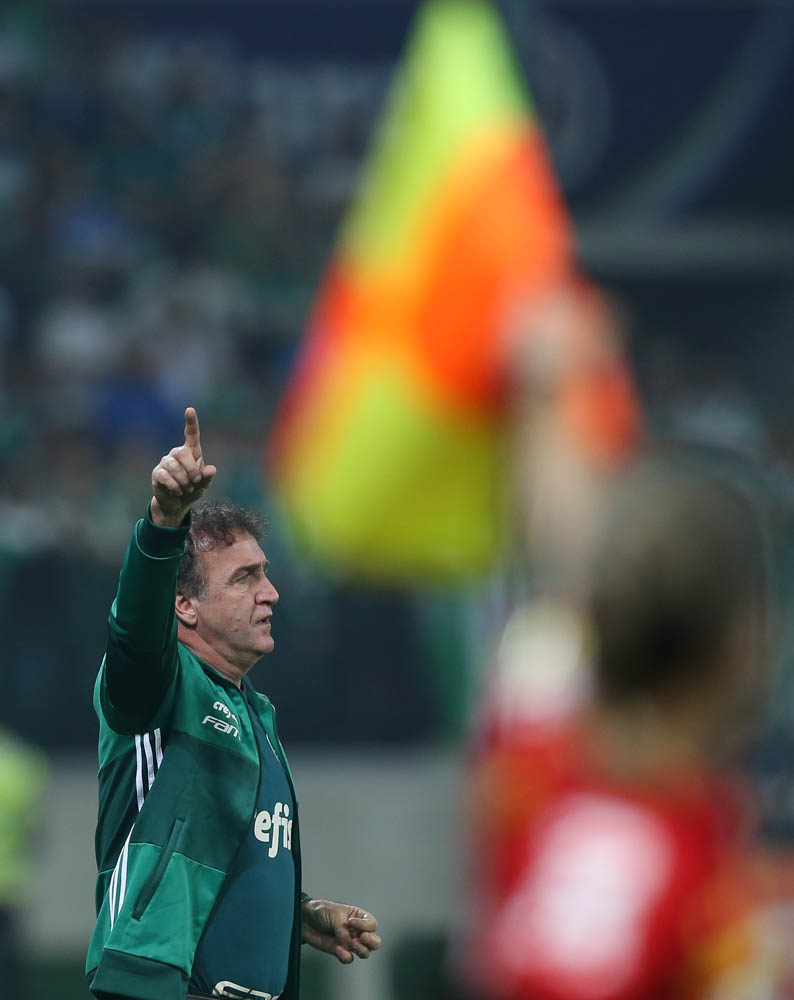 Cesar Greco/Ag Palmeiras/Divulgação _ Na avaliação de Cuca, devido às circunstâncias, o empate foi um bom resultado