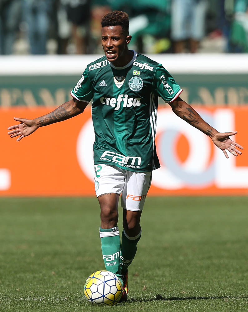 Cesar Greco/Ag Palmeiras/Divulgação _ Apesar do resultado ruim, Tchê Tchê acredita que o time está 'no caminho certo'