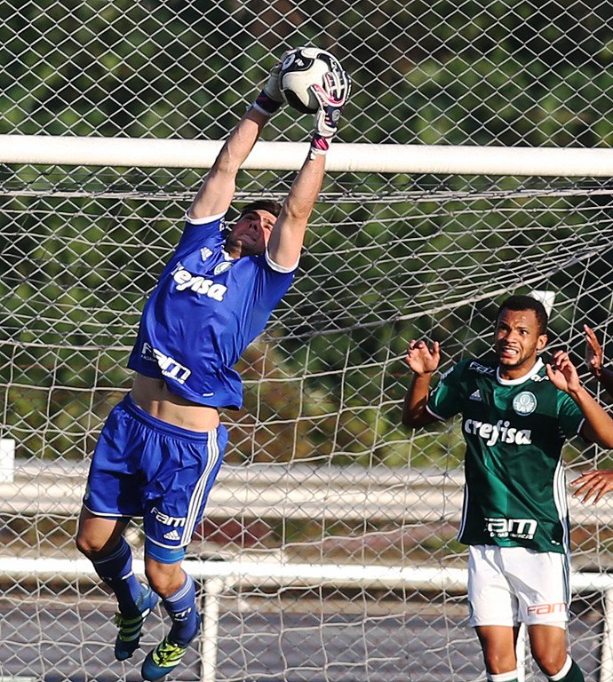 Fabio Menotti/Ag Palmeiras/Divulgação _ Daniel Fuzato foi chamado para completar os treinos da Seleção Olímpica