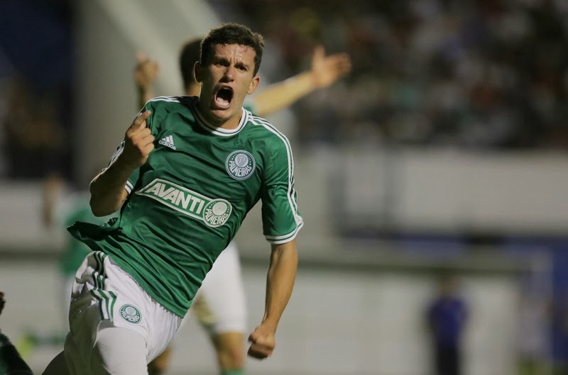 Fabio Menotti/Ag. Palmeiras/Divulgação _ Nathan, como volante, marcou o gol que classificou o Verdão na Copa São Paulo deste ano