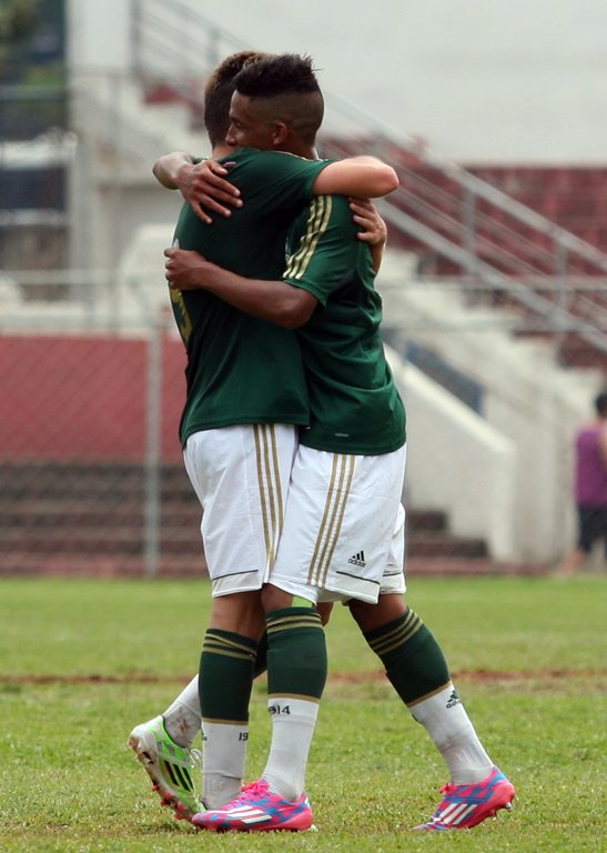 Fabio Menotti/Ag. Palmeiras/Divulgação _ A garotada do Verdão não teve dificuldades para bater a equipe de Campinas