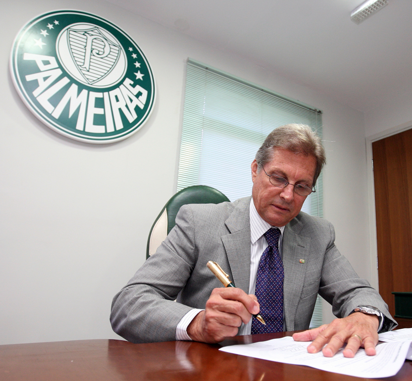 Fabio Menotti/Ag. Palmeiras/Divulgação _ O novo treinador alviverde assinou até dezembro de 2015