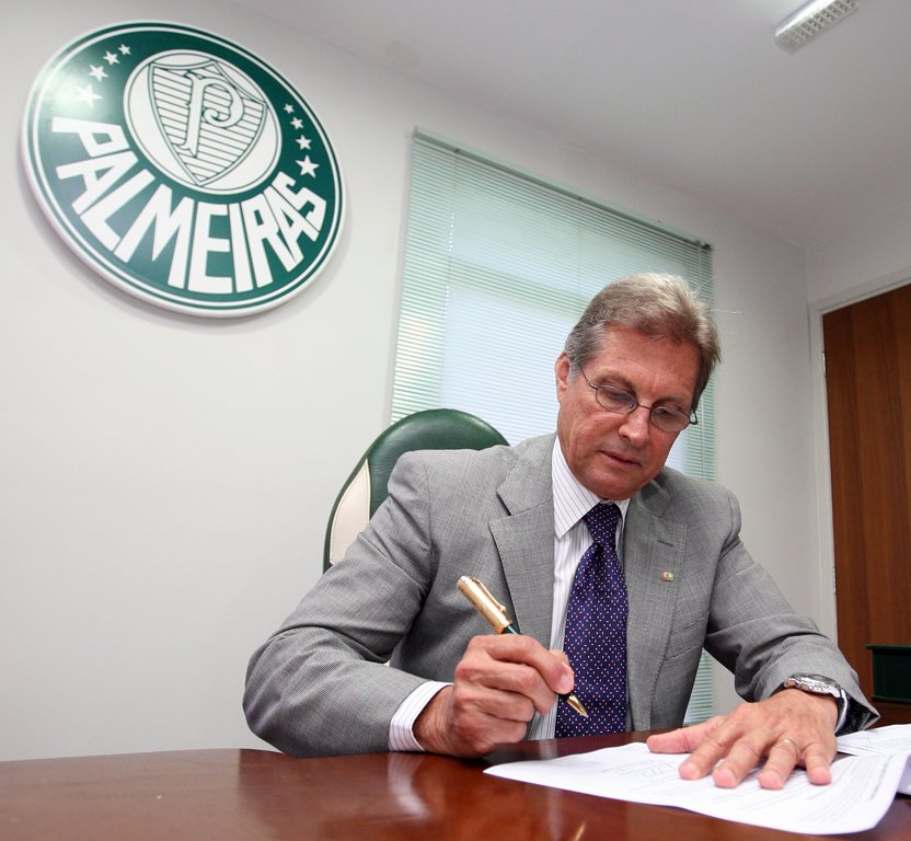 Fabio Menotti/Ag. Palmeiras/Divulgação _ O novo treinador alviverde assinou até dezembro de 2015